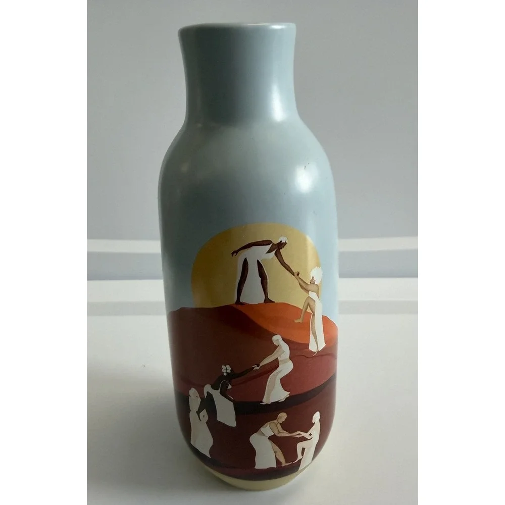 World Market Kolor Me Koby Helping Women Ceramic Vase Melissa Koby 10